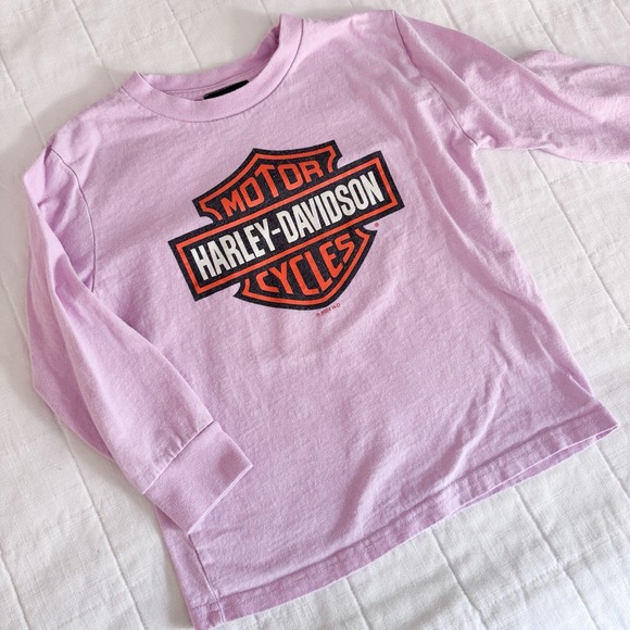 Harley-Davidson Other - Harley Davidson Girls Long Sleeve Shirt Kids 5/6 Pink. Hilton Head